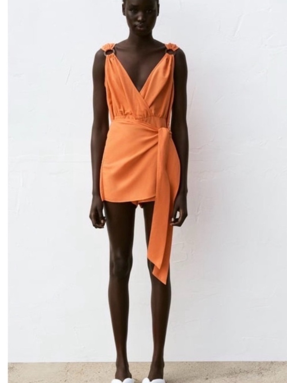 🍊NWT🍊 Zara tied waist jumpsuit